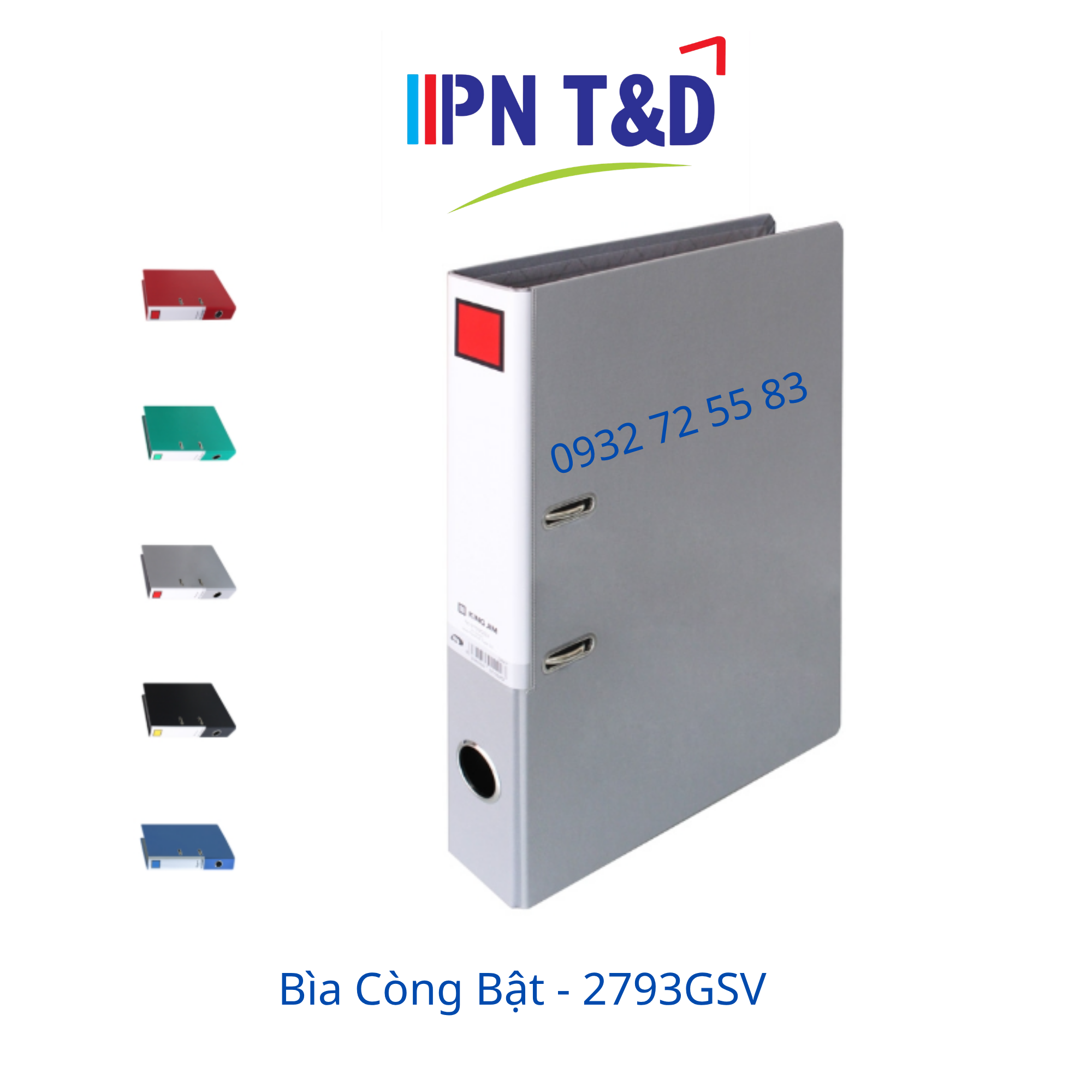 Bìa Còng Bật KingJim 2793GSV Chính Hãng – Bền Đẹp, Giá Tốt Tại TP.HCM