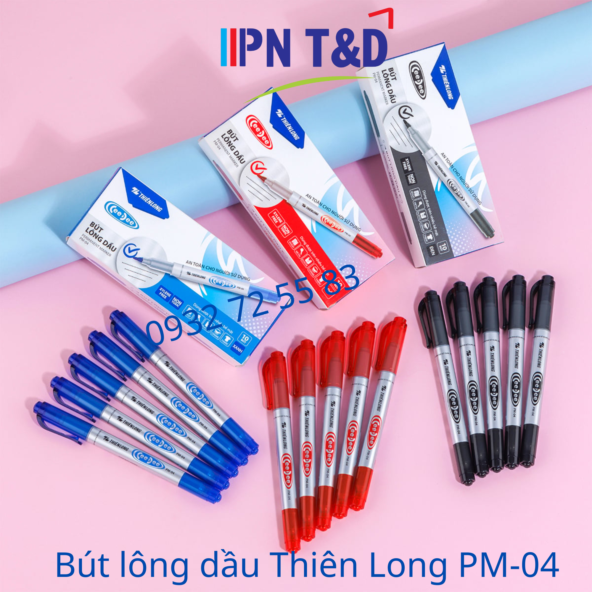 Bút Lông Dầu Thiên Long PM-04